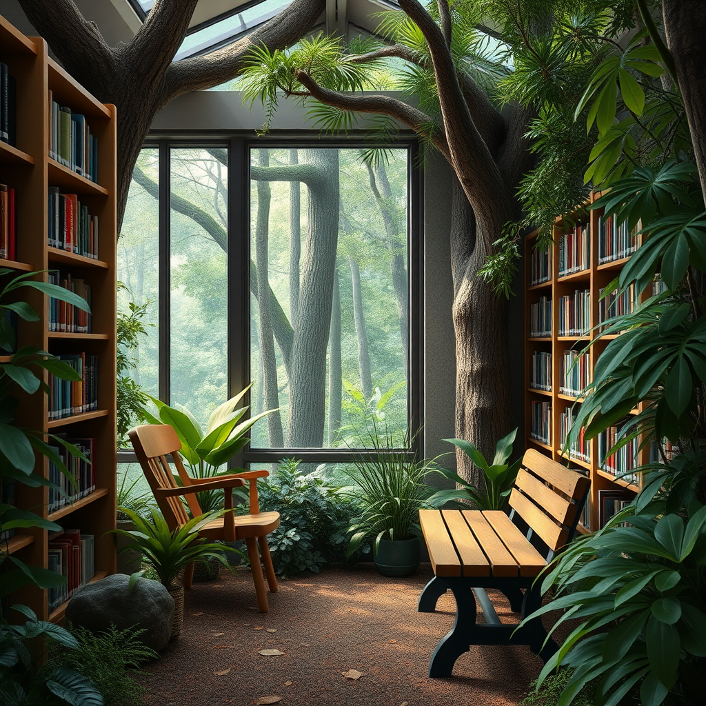 Primary school unveils breathtaking woodland reading nook